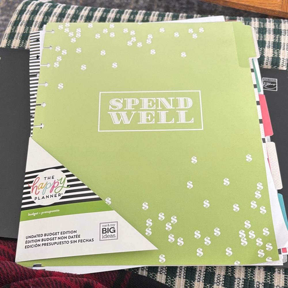 The Happy Planner Lime Green Budget Organizer
